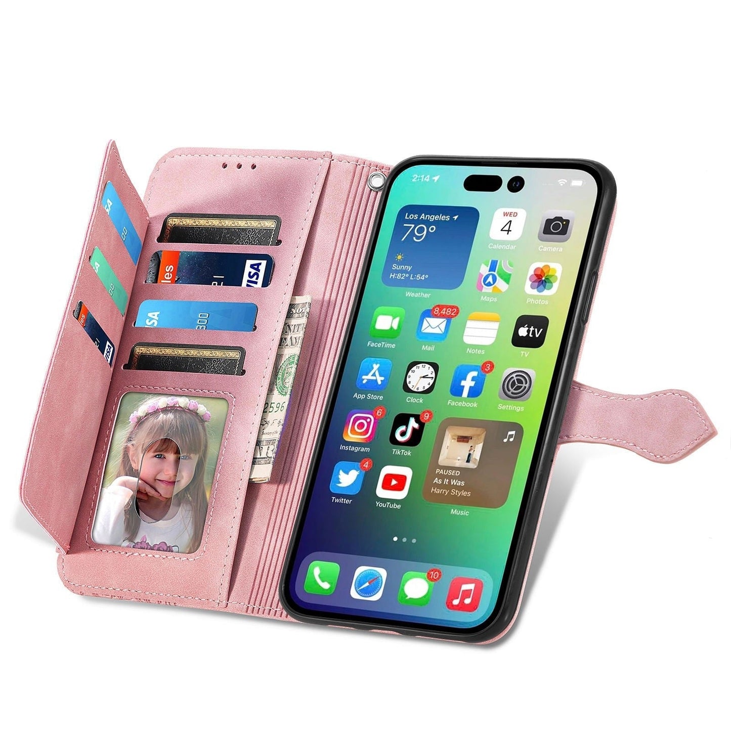 נרתיק Elegance Wallet Flip רב תכליתי לאייפון