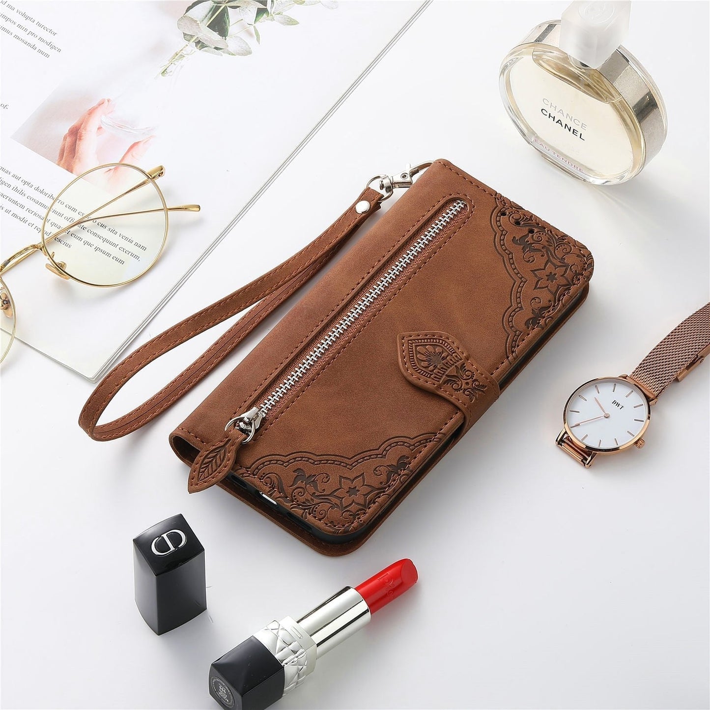 נרתיק Elegance Wallet Flip רב תכליתי לאייפון
