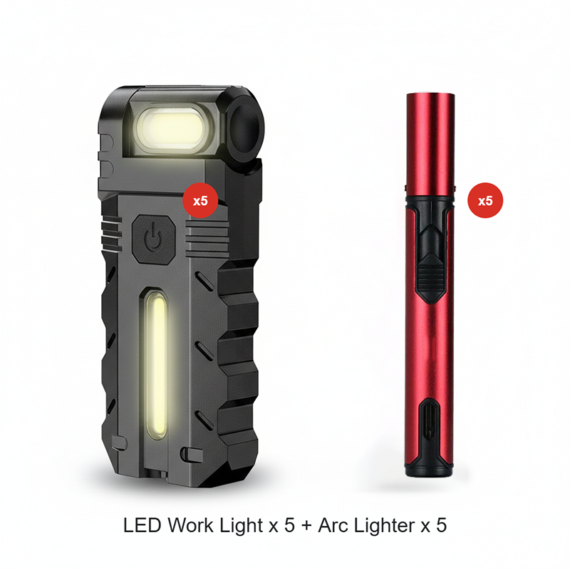 פנס עבודה LED עם ראש מסתובב 180
