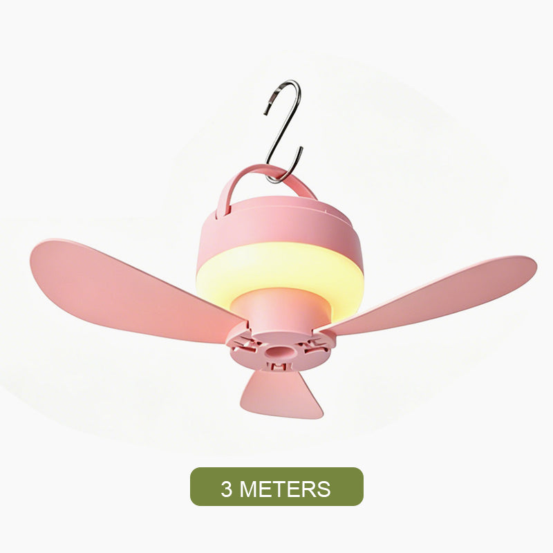 מאוורר נטען עם תאור