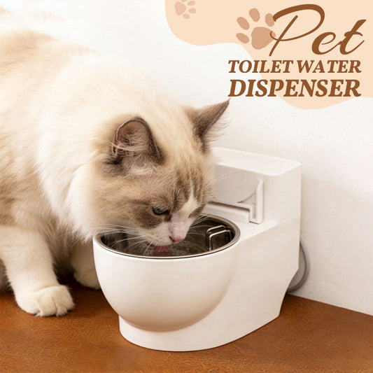 🚽🐾 מתקן מים לשירותים לחיות מחמד