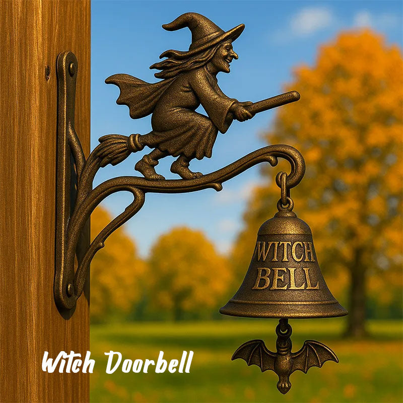 🧙✨ תנו לקסם לקבל את פני האורחים שלכם ממש בפתח!✨פעמון דלת מכשפה