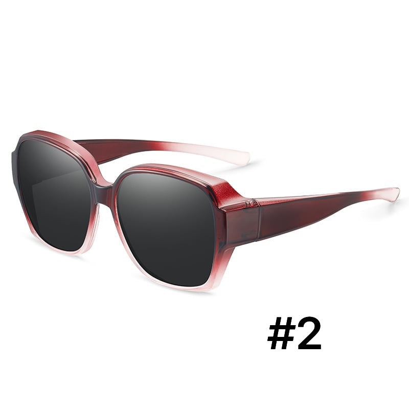😎משקפי שמש עם הגנה מפני קרינת UV38, מתאים למשקפיים🔥קנה אחד קבל אחד חינם