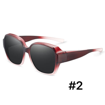 😎משקפי שמש עם הגנה מפני קרינת UV38, מתאים למשקפיים🔥קנה אחד קבל אחד חינם