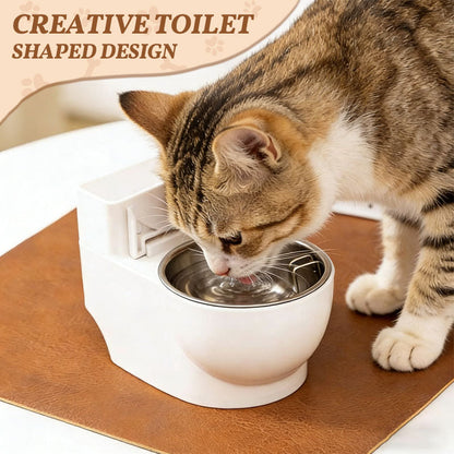 🚽🐾 מתקן מים לשירותים לחיות מחמד