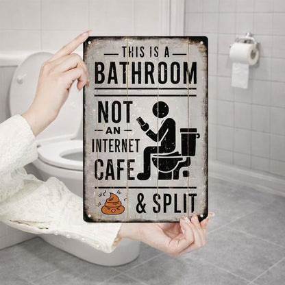 🚽 זה חדר אמבטיה, לא בית קפה עם אינטרנ