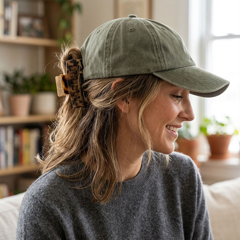 🧢 סיכת שיער גדולה המתאימה לחובשי כובעים