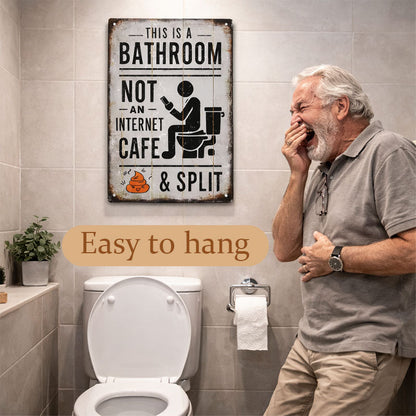 🚽 זה חדר אמבטיה, לא בית קפה עם אינטרנ