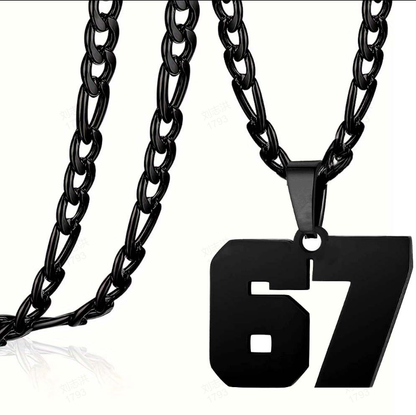 🔥מבצע חם✨ שרשרת תליון עם מספר 6