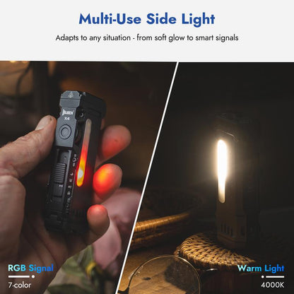 פנס עבודה LED עם ראש מסתובב 180