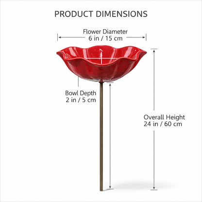 💖🎁2026 Mother's Day Gifts --🎁Handmade Metal Flower Garden Stake🐦