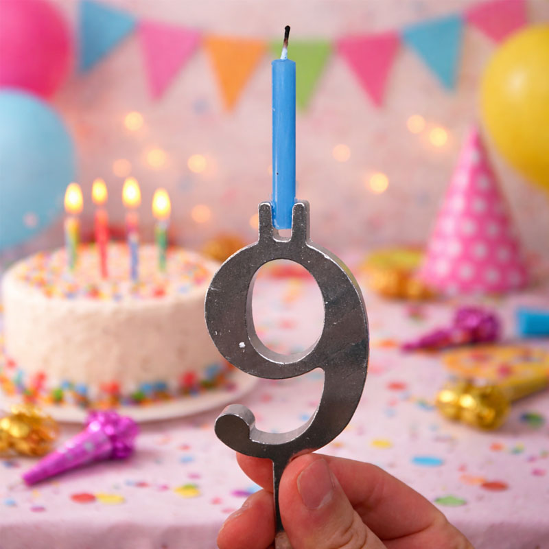 סט פמוטים דיגיטליים לעוגת יום הולד