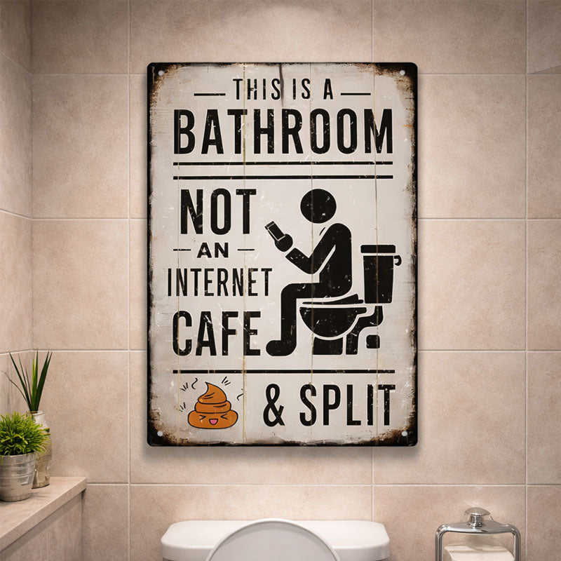 🚽 זה חדר אמבטיה, לא בית קפה עם אינטרנ