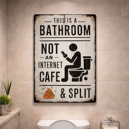 🚽 זה חדר אמבטיה, לא בית קפה עם אינטרנ
