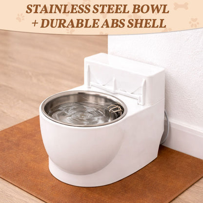 🚽🐾 מתקן מים לשירותים לחיות מחמד