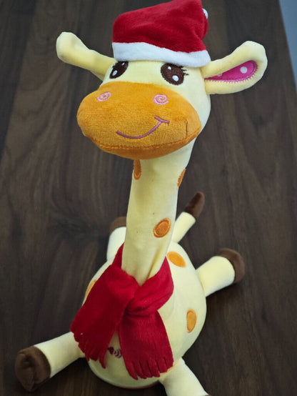 🎉 צעצוע הג'ירפה המוזיקלי הנמכר ביותר - שר, רוקד וחוזר על מה שאתם אומרים! 🦒🎵🗣️