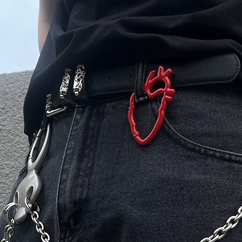 ❤️ מחזיק מפתחות בצורת קרבינר גיאומטר