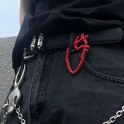 ❤️ מחזיק מפתחות בצורת קרבינר גיאומטר