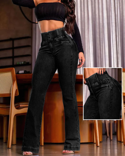 👖ג'ינס סטרץ' עם מותן גבוה