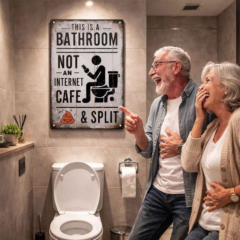 🚽 זה חדר אמבטיה, לא בית קפה עם אינטרנ