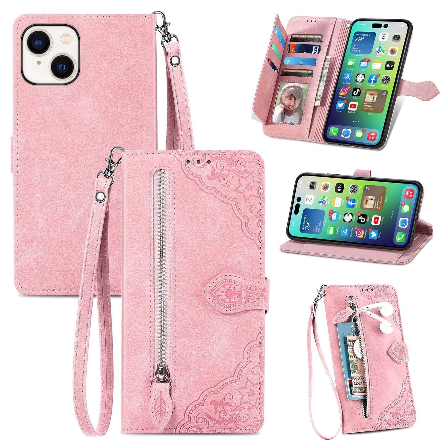 נרתיק Elegance Wallet Flip רב תכליתי לאייפון