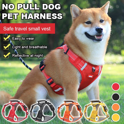 🔥 50% הנחה על יום שישי השחור! 🐕‍🦺 רתמה לכלבים עם הגנה מפני משיכה 🐾 די למשיכה ברצועה!