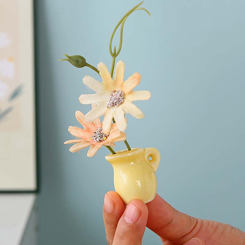 🌼 מגנטים קרמיים קטנים למקרר בצורת אגרט