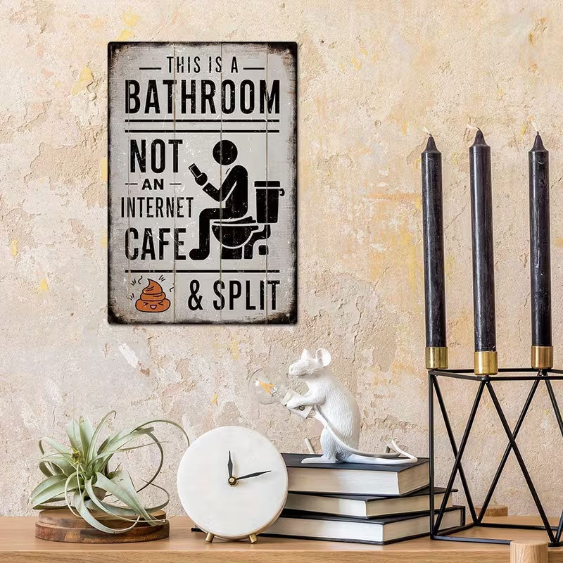 🚽 זה חדר אמבטיה, לא בית קפה עם אינטרנ