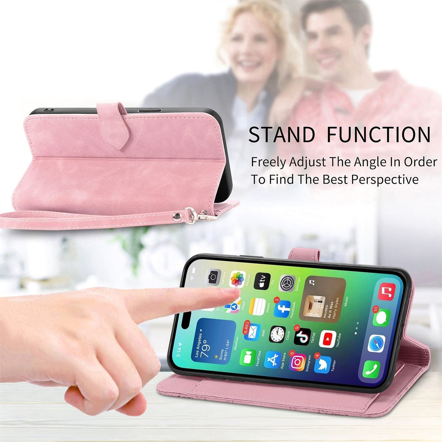 נרתיק Elegance Wallet Flip רב תכליתי לאייפון