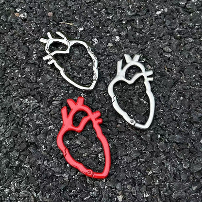 ❤️ מחזיק מפתחות בצורת קרבינר גיאומטר