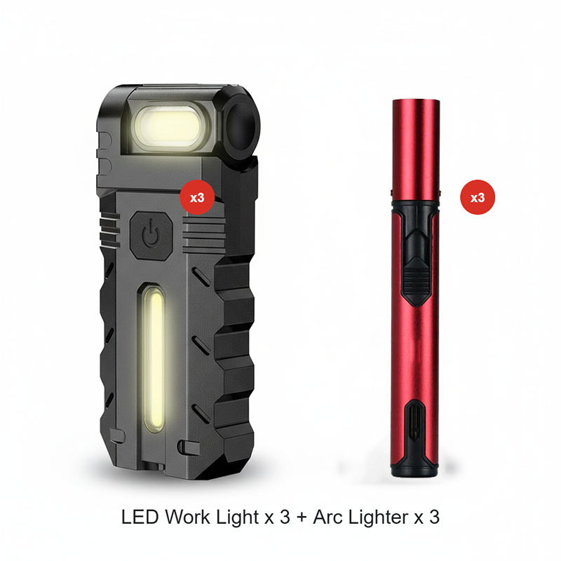 פנס עבודה LED עם ראש מסתובב 180