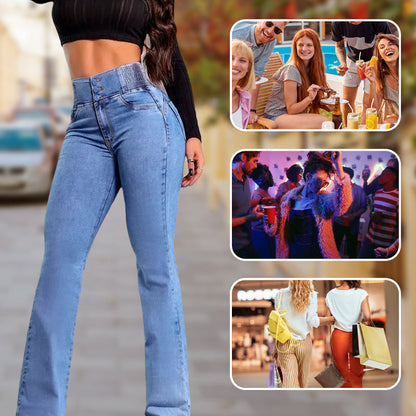 👖ג'ינס סטרץ' עם מותן גבוה
