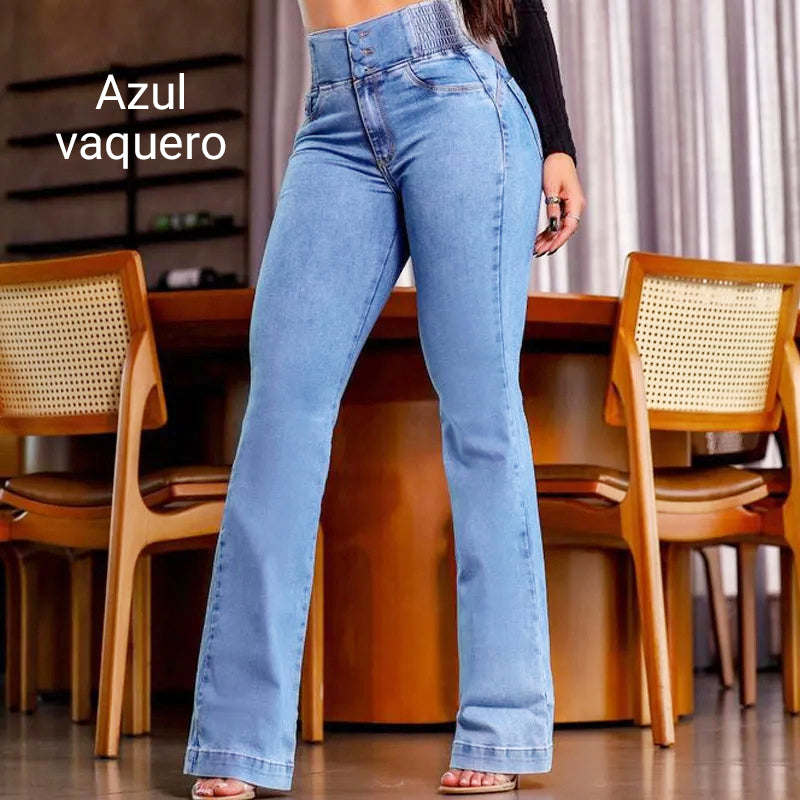 👖ג'ינס סטרץ' עם מותן גבוה