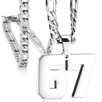 🔥מבצע חם✨ שרשרת תליון עם מספר 6