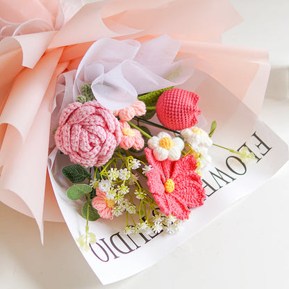 💕מבצע מיוחד ליום האם 💕זר פרחים עדין בעבודת י